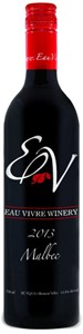 Eau Vivre Winery and Vineyards Malbec 2013